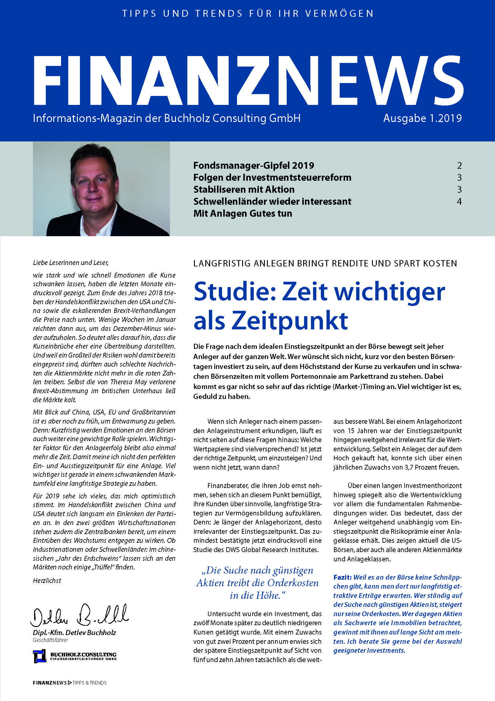 Buchholz Consulting - Finanznews Magazin - Ausgabe 5-2018